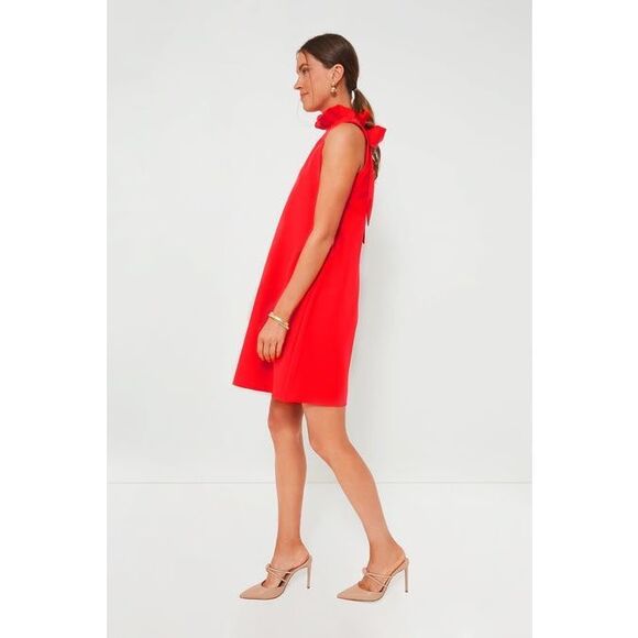 Tuckernuck Tnuck Poppy Red Blythe Dress Size Small - Picture 4 of 9